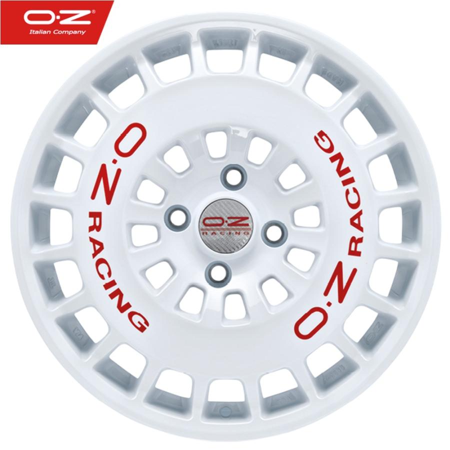 OZ（オーゼット） RR40【アールアールフォーティ】 17ｘ7.5 ＋35 4H/100 レースホワイト（RW）ｘ４本セット（パーツキット付属）_1