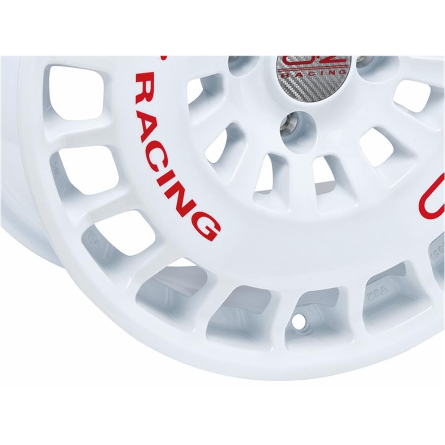 OZ（オーゼット） RR40【アールアールフォーティ】 17ｘ7.5 ＋35 4H/100 レースホワイト（RW）ｘ４本セット（パーツキット付属）_3