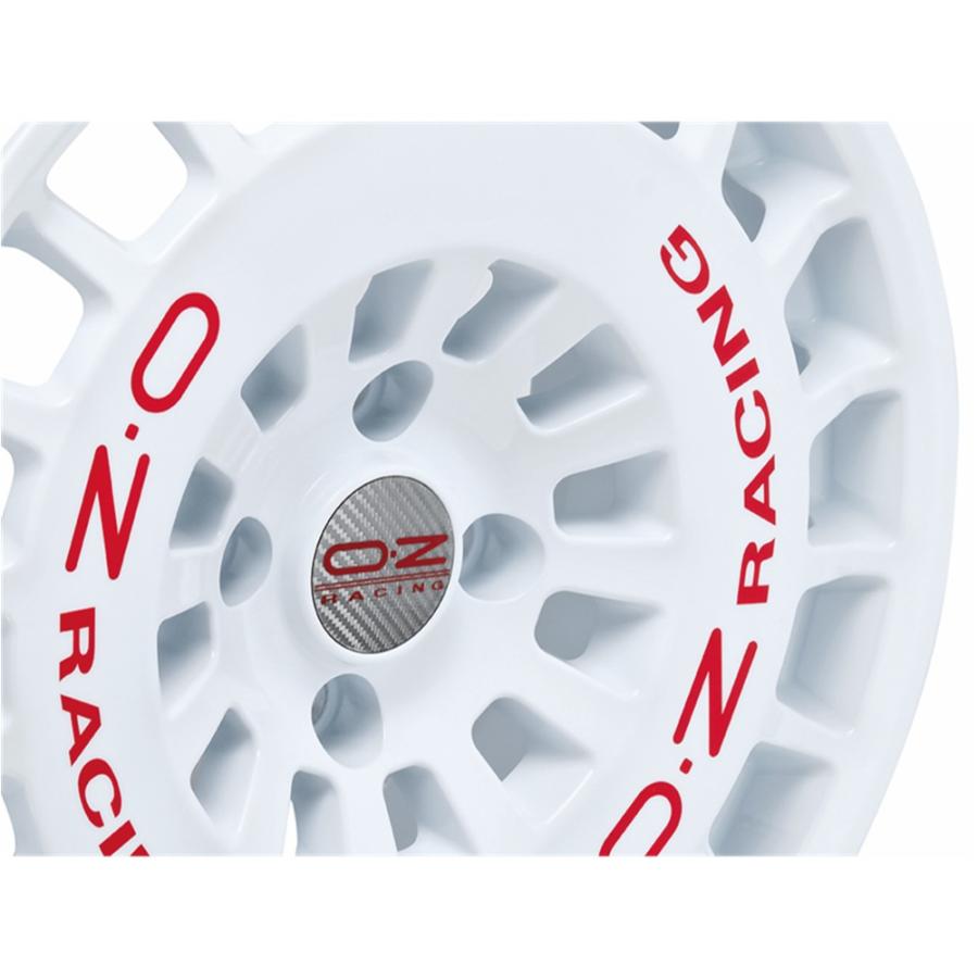 OZ（オーゼット） RR40【アールアールフォーティ】 17ｘ7.5 ＋35 4H/100 レースホワイト（RW）ｘ４本セット（パーツキット付属）_4