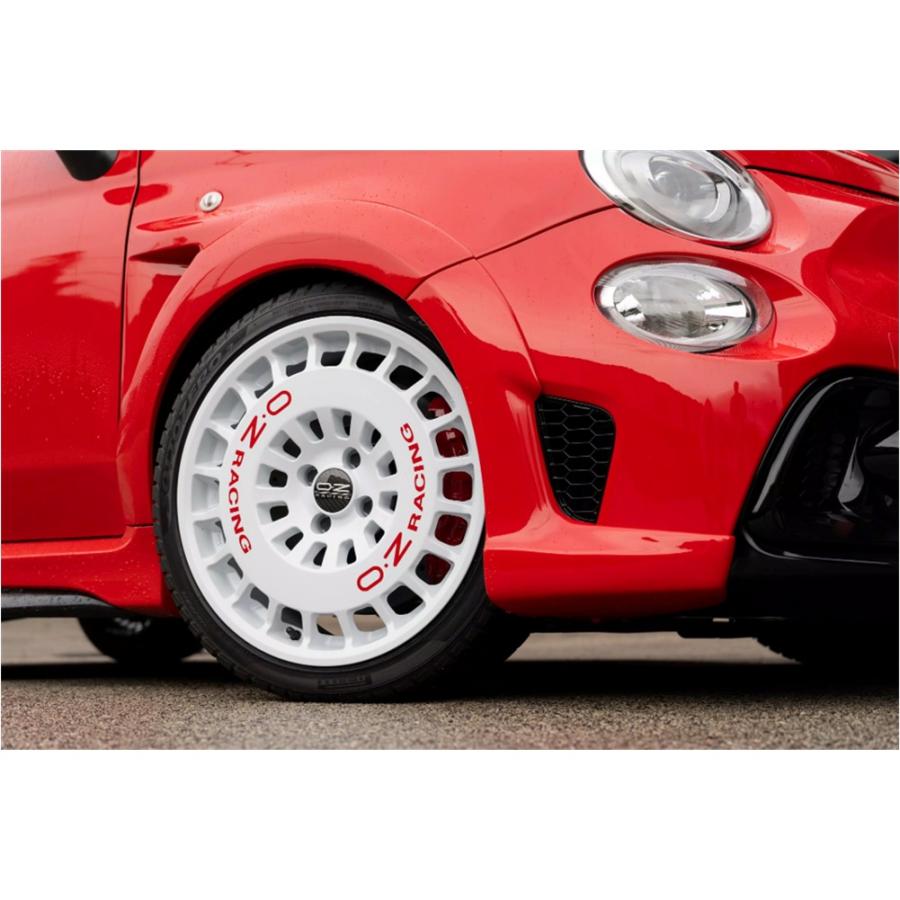 OZ（オーゼット） RR40【アールアールフォーティ】 17ｘ7.5 ＋35 4H/100 レースホワイト（RW）ｘ４本セット（パーツキット付属）_6