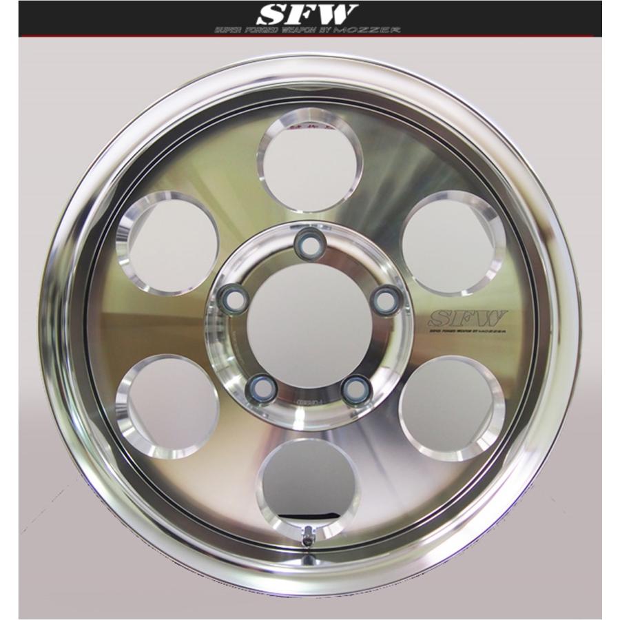 ジムニー EMC【MOZZER】SFW SJ-XV（SJ-15）16x5.5J ＋22/＋17/＋10 5H