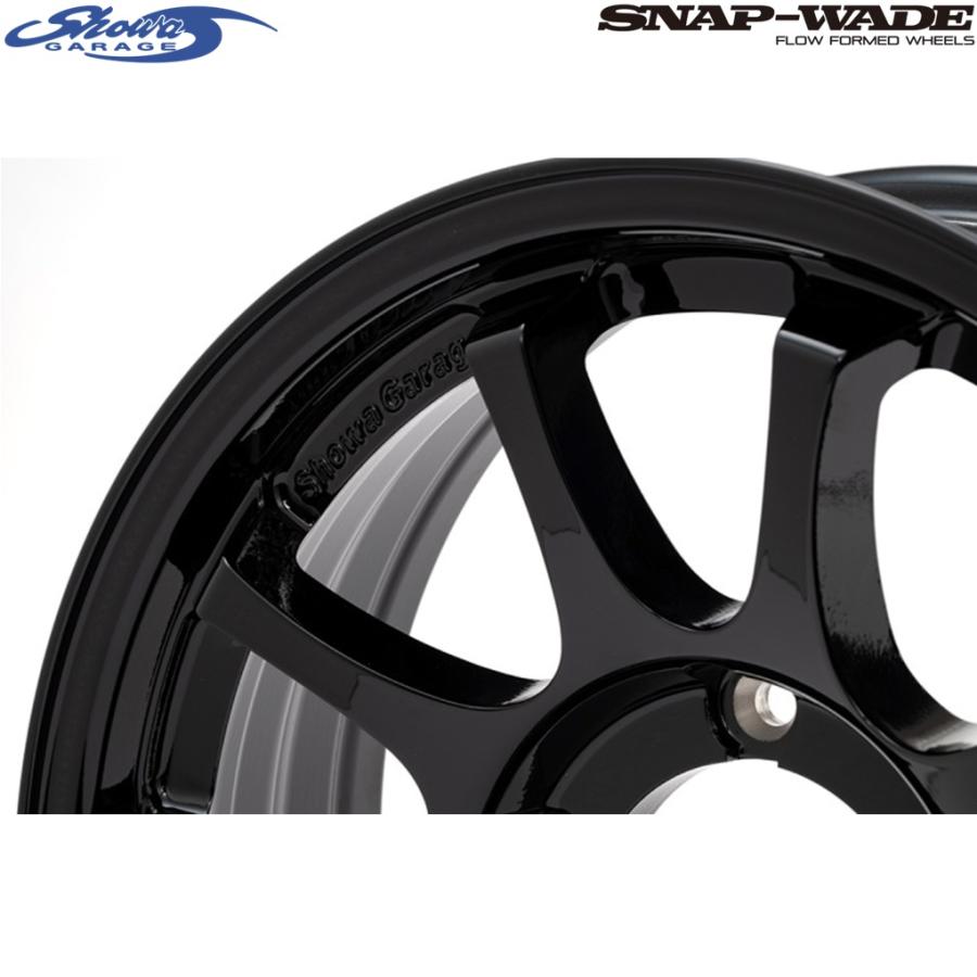 showaGARAGE【ショウワガレージ】SNAP-WADE（スナップウェード）16ｘ5.5 ±0 5H/139.7 グロスブラック（W00245）ｘ４本　※シエラ JB74W/JB43W ノマド JC74W_2