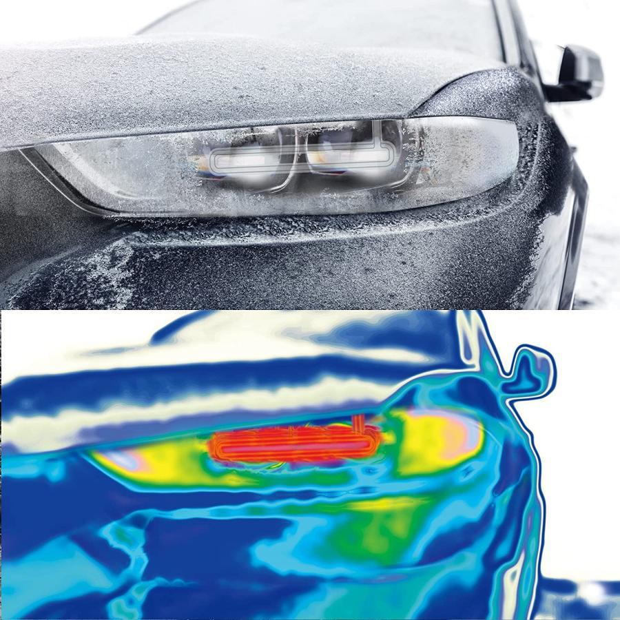 【PIAA】SMH7 ヘッドライト＆テールランプ 融雪ヒーター オールインワン キット L型セット 12V/24V共用(12V 6.2W/24V 9W)の画像