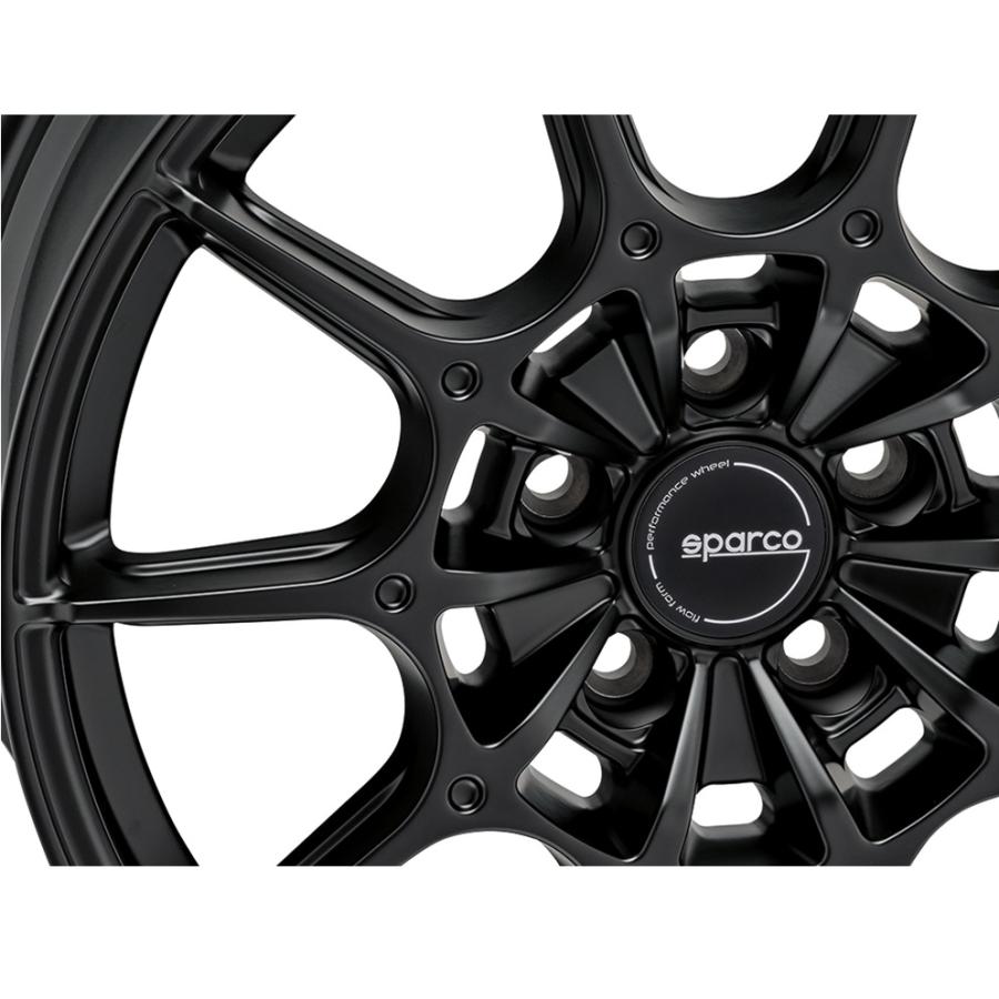O.Z×スパルコFF2 18インチ8.5J+45 PCD100 5h4本セット OZ Racing OZ SPARCO【スパルコ FF2】18x8.5 ＋45 5H/100 マット