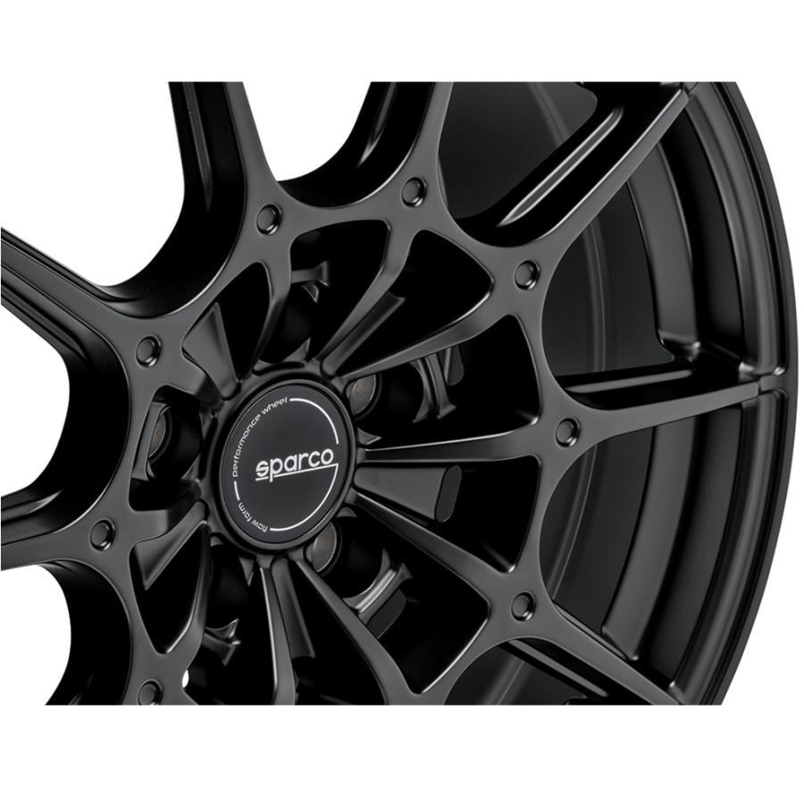 O.Z×スパルコFF2 18インチ8.5J+45 PCD100 5h4本セット OZ Racing OZ SPARCO【スパルコ FF2】18x8.5 ＋45 5H/100 マット