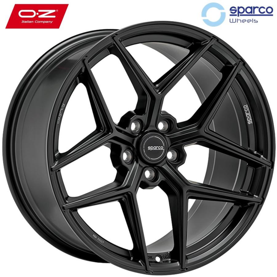 ハルコ OZ Racing SPARCO【スパルコ FF3】18x8.0 ＋45 5H/112 マット