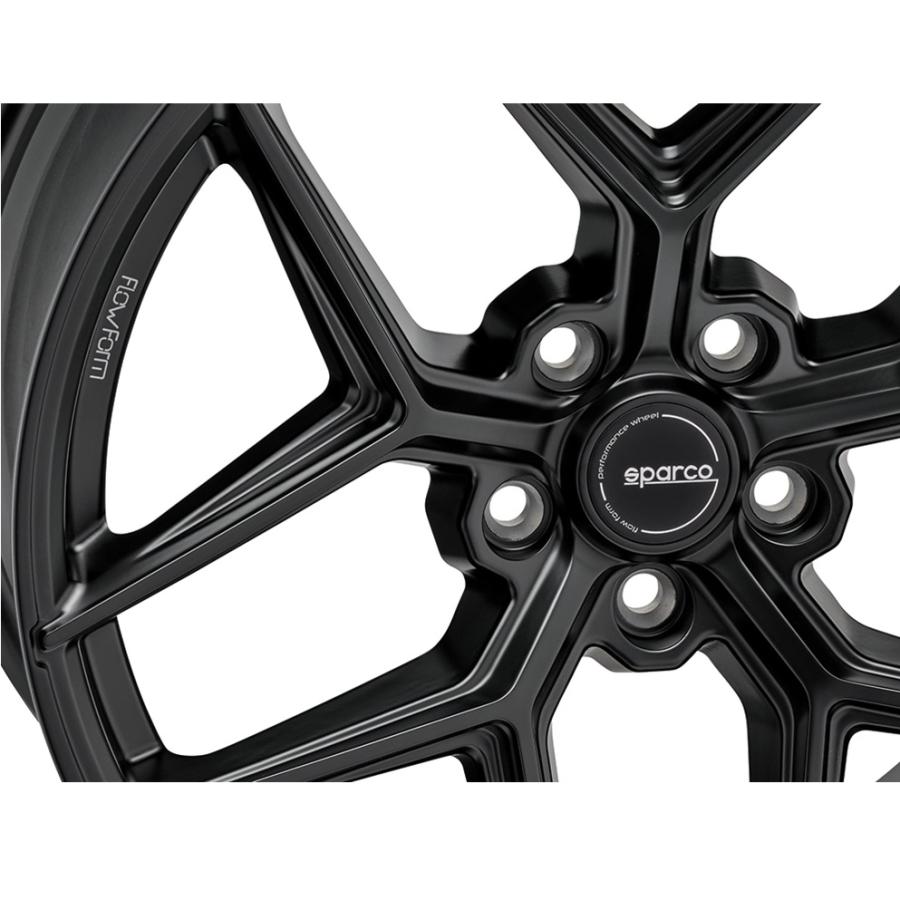 OZ SPARCO【スパルコ FF3】18ｘ8.0 ＋45 5H/112 マットブラック（MB）ｘ４本の画像