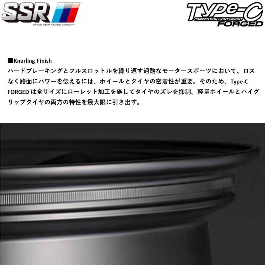 SSR SSR TYPE-C FORGED【タイプC フォージド】18x10.5 ＋15 5H/114.3