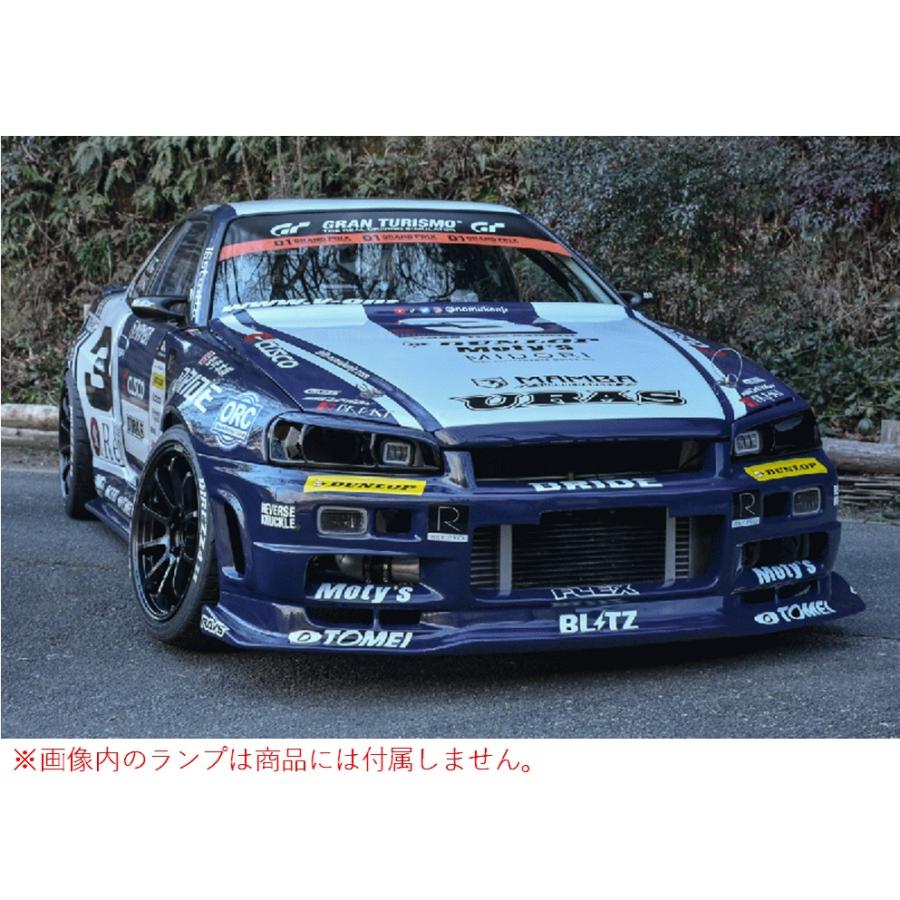 スカイライン（日産） ユーラス【URAS】R34 ダミーヘッドライト 左右