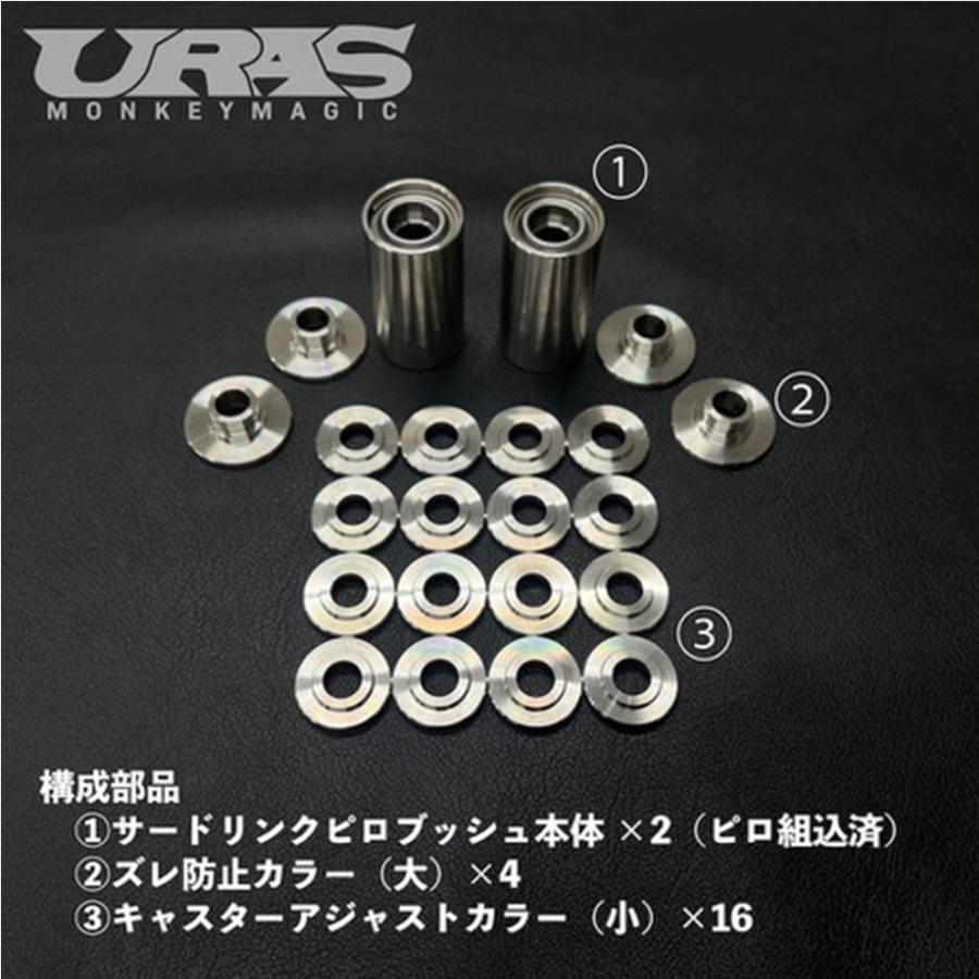 スカイライン（日産） ユーラス【URAS】サードリンクピロブッシュ HR34