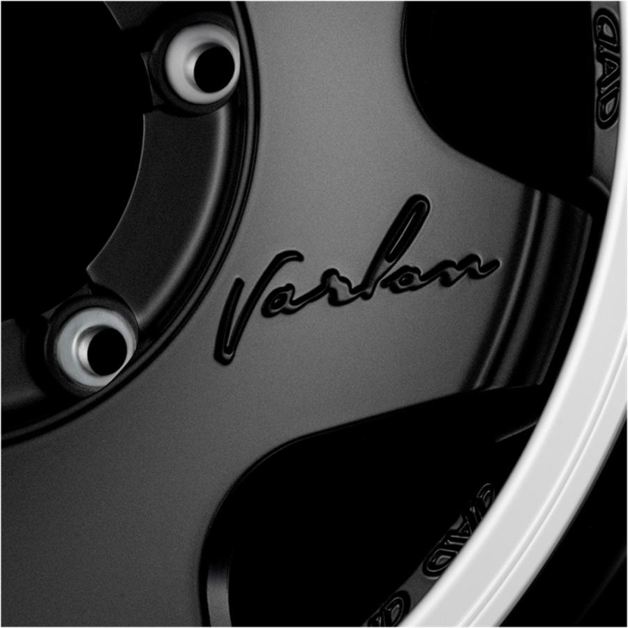 ギャルソン DAD Varlon（ヴァーロン）16×6.0 -5 5H/139.7 マットブラックｘ４本　※ジムニーシエラ ノマドの画像