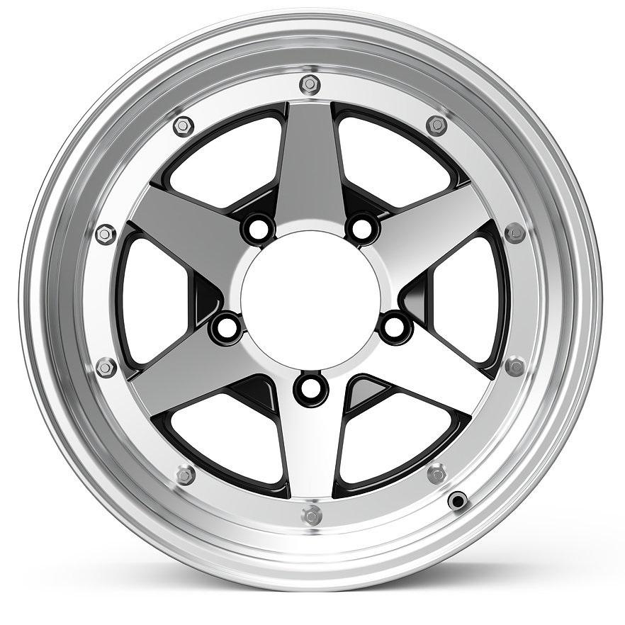 ジムニー 【ロンシャンXR4】16x6.0JJ ±0 5H/139 BP