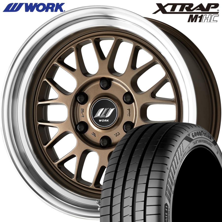 EAGLE F1 ★数量限定★WORK【ワーク】XTRAP（エクストラップ）M1HC 18x8.0 ＋35 6H/139.7 ブロンズ ...