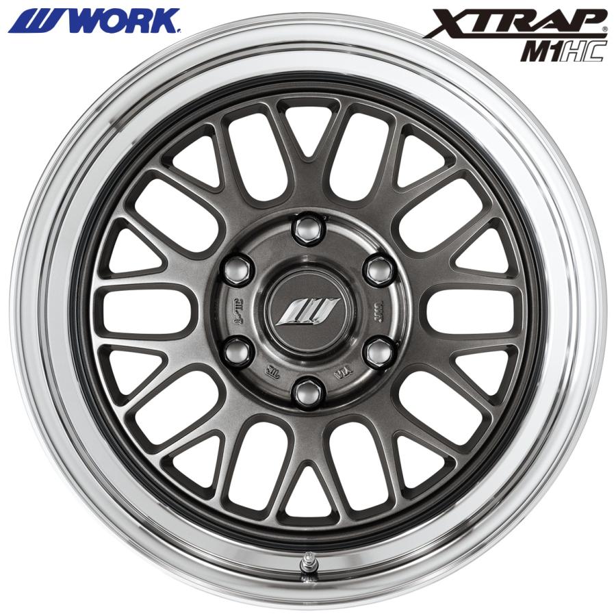 WORK ★数量限定★WORK【ワーク】XTRAP（エクストラップ）M1HC 18x9.0 ＋25 6H/139.7 ハイパーガンメタダイヤ ...