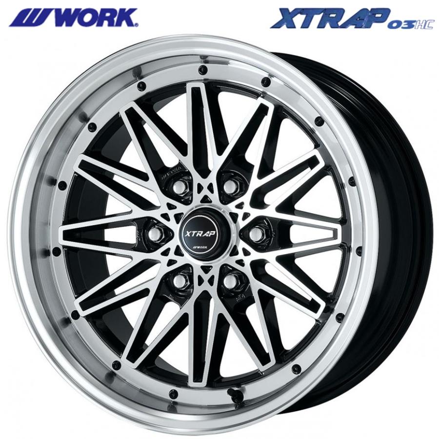 ハイエース ☆数量限定☆WORK【ワーク】XTRAP 03HC 18x9.0 ＋25