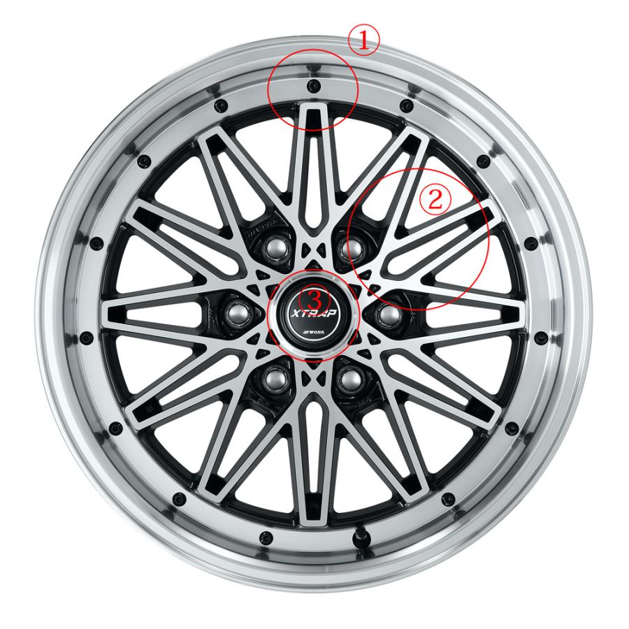 ハイエース ☆数量限定☆WORK【ワーク】XTRAP 03HC 18x9.0 ＋25