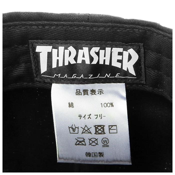 スラッシャー キャップ メンズ レディース おしゃれキャップ ブランド THRASHER ローキャップ 浅め 無地 ロゴ 刺繍 ワンポイント｜moccasin｜16