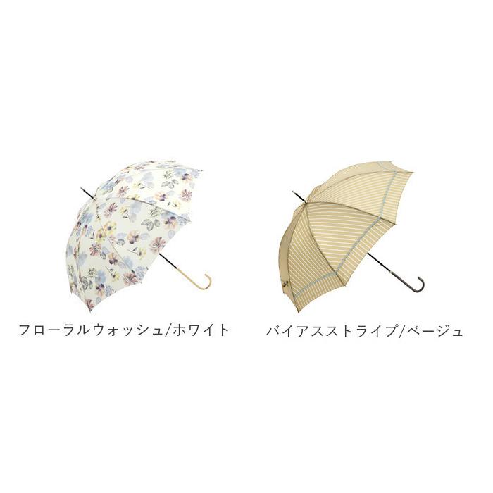 傘 レディース 長傘 晴雨兼用 日傘 uvカット おしゃれ かわいい ブランド because ビコーズ 58cm 手開き 雨傘 雨晴兼用傘｜moccasin｜35