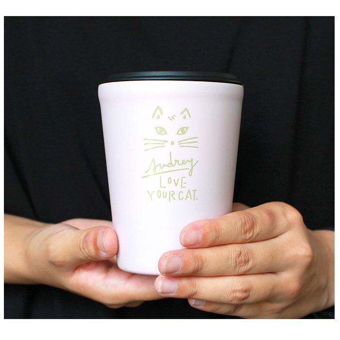 タンブラー 保温 保冷 蓋付き 通販 おしゃれ ふた付き ステンレス かわいい サーモタンブラー 猫 ねこ ネコ コーヒー 紅茶 通勤 オフィス 手書き風 Cattumbler Backyard Family インテリアタウン 通販 Yahoo ショッピング