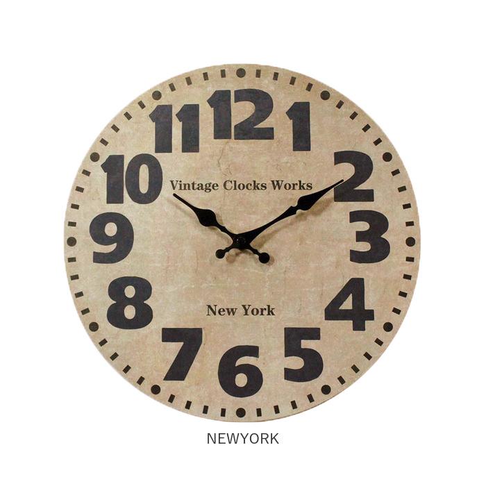 キーストーン 壁掛け時計 key stone 通販 雑貨 ウォールクロック 時計 壁掛け アナログ時計 おしゃれ 子供部屋 リビング 掛け時計 ビンテージ風 カジュアル | KEY | 15