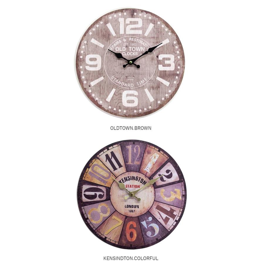 キーストーン 壁掛け時計 key stone 通販 雑貨 ウォールクロック 時計 壁掛け アナログ時計 おしゃれ 子供部屋 リビング 掛け時計 ビンテージ風 カジュアル | KEY | 20