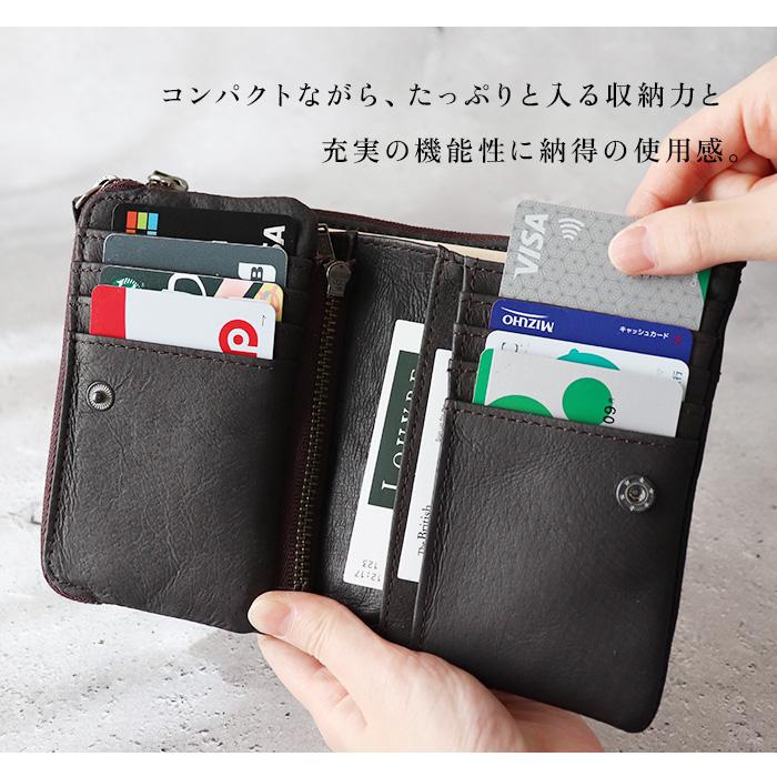 二つ折り財布 DEVICE（デバイス） 財布 通販財布 メンズ 二つ折り カードがたくさん