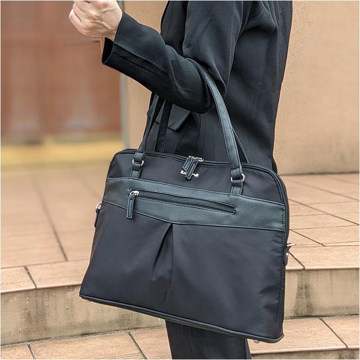 【美品】COACH ナイロン 2WAY ビジネスバッグ PC可 大容量 ビジネスバッグ 軽量 レディース ナイロン 通販 2way マチ広 自立 大