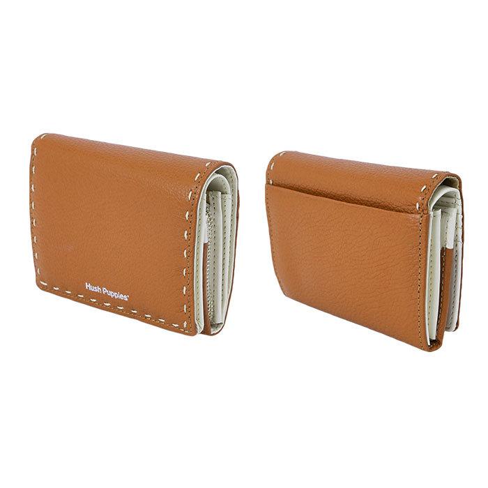 ハッシュパピー 通販ハッシュパピー 財布 レディース 二つ折り 本革 牛革 ブランド Hush Puppies L字ファスナー セルボ HP3063 おしゃれ シンプル 大人 かわい
