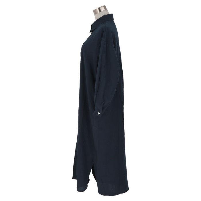 シャツワンピース ロング 通販 長袖 2WAY ワンピース カーディガン