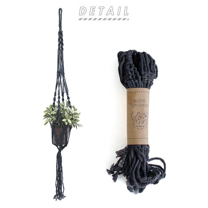 プランターハンガー 通販 室内 観葉植物 吊り下げ おしゃれ プラントハンガー マクラメ ハンギング コットン マクラメプランターハンギング 屋内 壁掛け Macra Backyard Family インテリアタウン 通販 Yahoo ショッピング