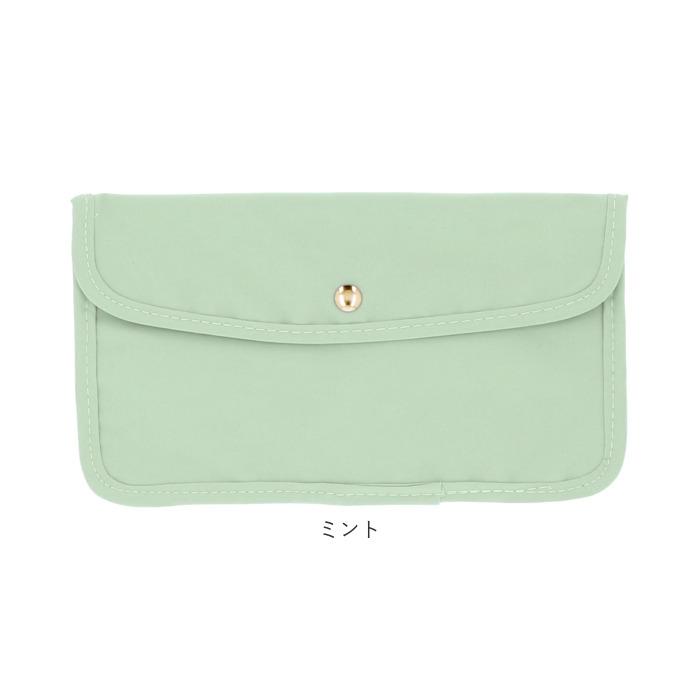マスクケース 持ち運び 収納 通販 おしゃれ マスク ケース ポーチ 携帯 軽量 軽い 洗える シンプル かわいい 仮置き 一時保管 レディース 撥水 はっ水 | BACKYARD FAMILY | 15