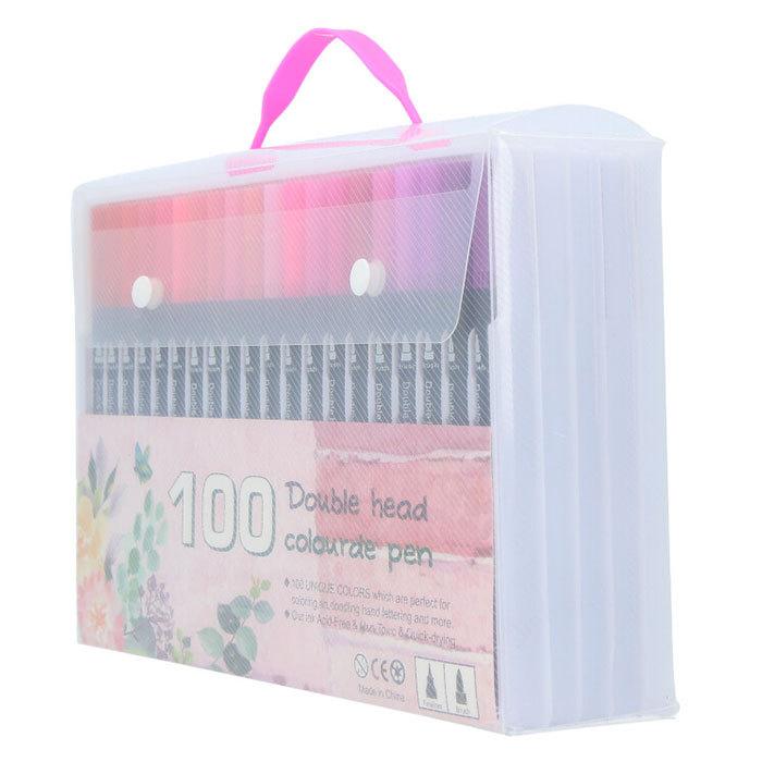 マーカーペン セット 100色 通販 水性ペン カラーペン カラーペンシル