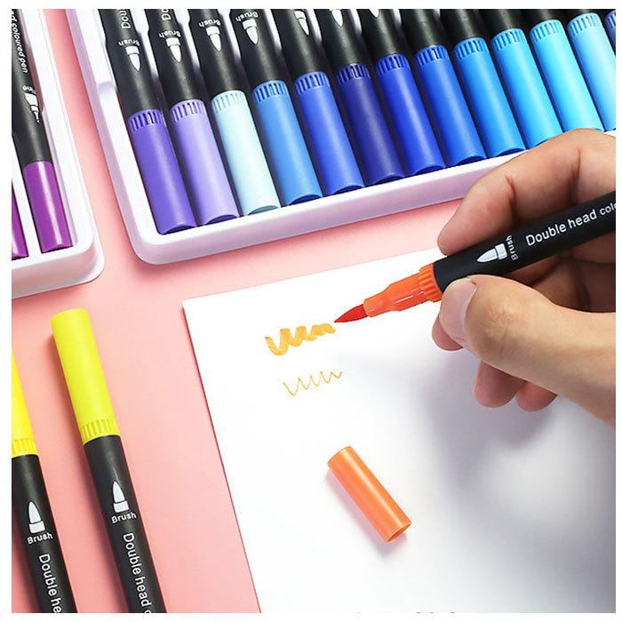 マーカーペン セット 100色 通販 水性ペン カラーペン カラーペンシル