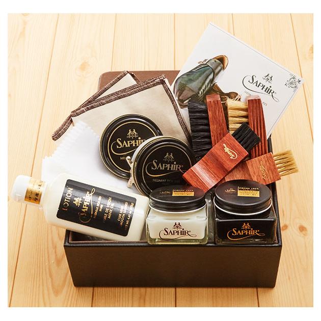Saphir Noir（サフィール ノワール） 靴磨き セット 布 ブラシ
