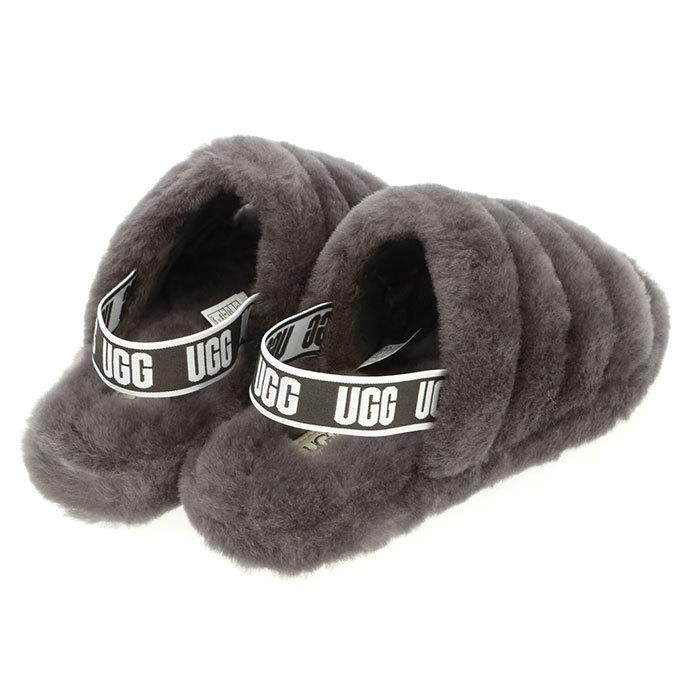 【UGG】フラッフイヤースライド　ファーサンダル　W7 UGG Australia アグ トドラー フラッフ イヤー スライド
