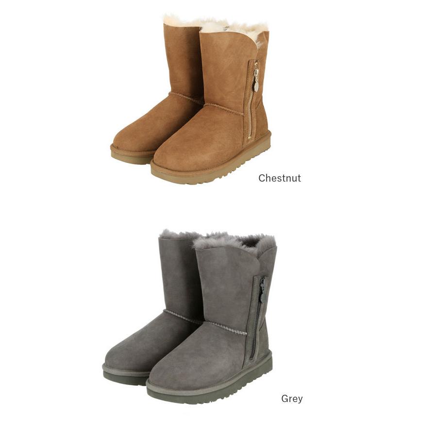 【美品】UGG ムートンブーツ ファスナー付き23cm レディース UGG（アグ） ムートンブーツ 厚底 1168170 レディース ブーツ 冬 防寒