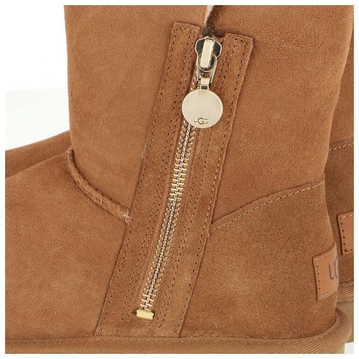 【美品】UGG ムートンブーツ ファスナー付き23cm レディース UGG（アグ） W CLASSIC TWIN SEAM NEW HEIGHTS クラシック ツイン