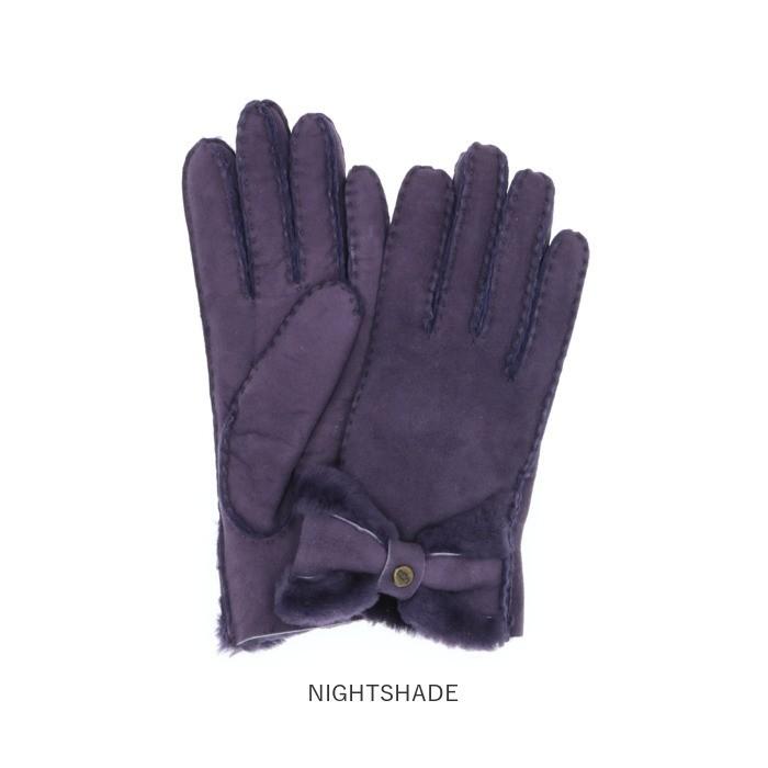 UGG（アグ） レディース 手袋 通販 ブランド SHEEPSKIN TURNED BOW