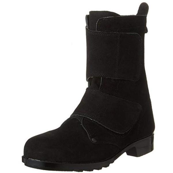 溶接用安全靴 B520 ブラック 黒 牛革 耐熱 作業用 作業靴 現場