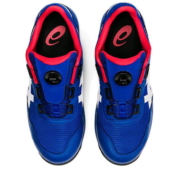 アシックス asics 安全靴 CP209 BOA 1271A029 アシックスブルーＸホワイト（400） ユニセックス　ダイヤルの画像
