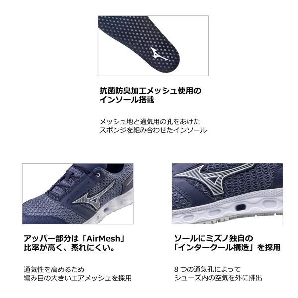 新品未使用　安全靴 通気性 オールマイティ VH11Lワークシューズ ミズノ MIZUNO（ミズノ） ミズノ安全靴 オールマイティ VH11L メッシュ