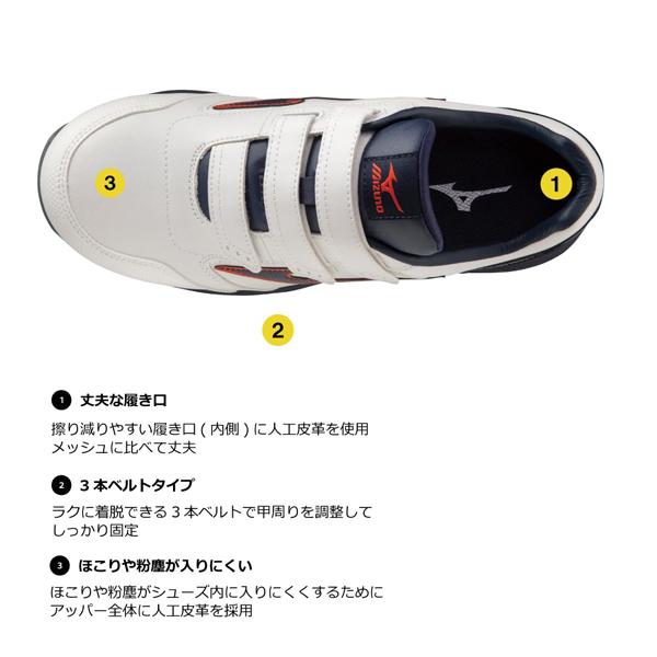 【箱無し】ミズノ安全靴26.5cm オールマイティSU22L MIZUNO（ミズノ） ミズノ安全靴 オールマイティ SU22L