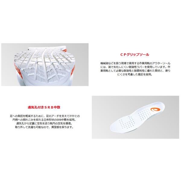 【売り切れ次第終了】アシックス asics 安全靴 CP308 AC 1271A055 クラシックレッド×ホワイト(600) マジックテープ ハイカットの画像