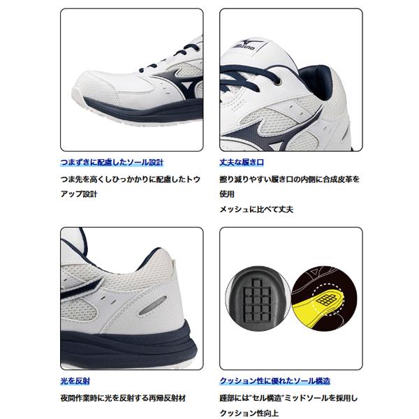 MIZUNO（ミズノ） 安全靴 F1GA2600 MIZUNO オールマイティ ローカット