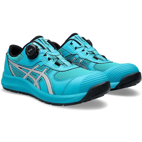 アシックス　asics　安全靴　ＣＰ２１９　Ｂｏａ　１２７３Ａ０９２　ユニセックス　ラグーン×ピュアシルバー（３００）　限定カラー｜mocchi｜02