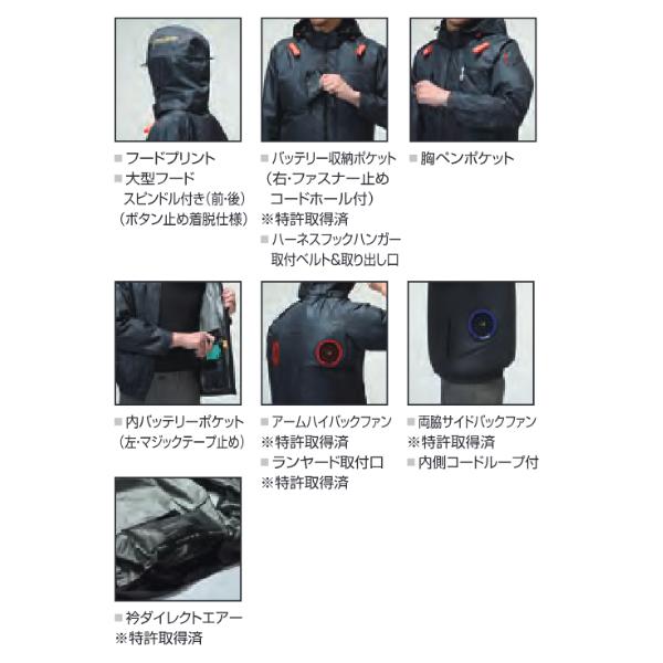 BURTLE（バートル） BURTLE AC2094HBエ アクラフト ACベスト（ユニ