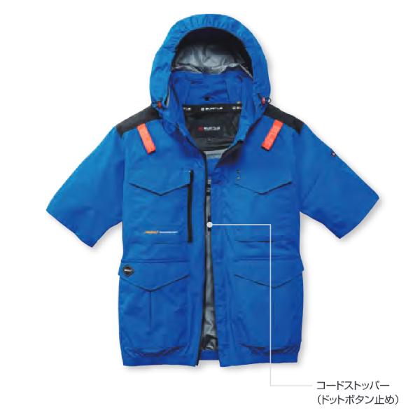 バートル17v 空調服　フルセット BURTLE（バートル） エアクラフト AC2106 AC 半袖ブルゾン(ユニ
