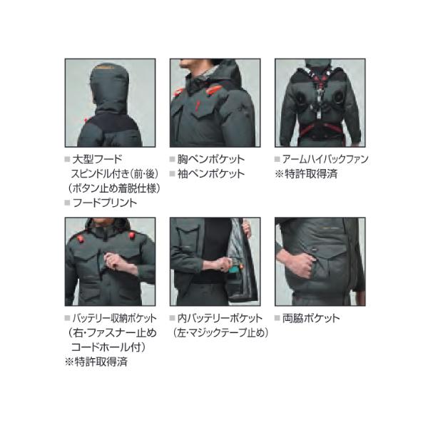 BURTLE（バートル） エアクラフト AC2106 AC 半袖ブルゾン(ユニ