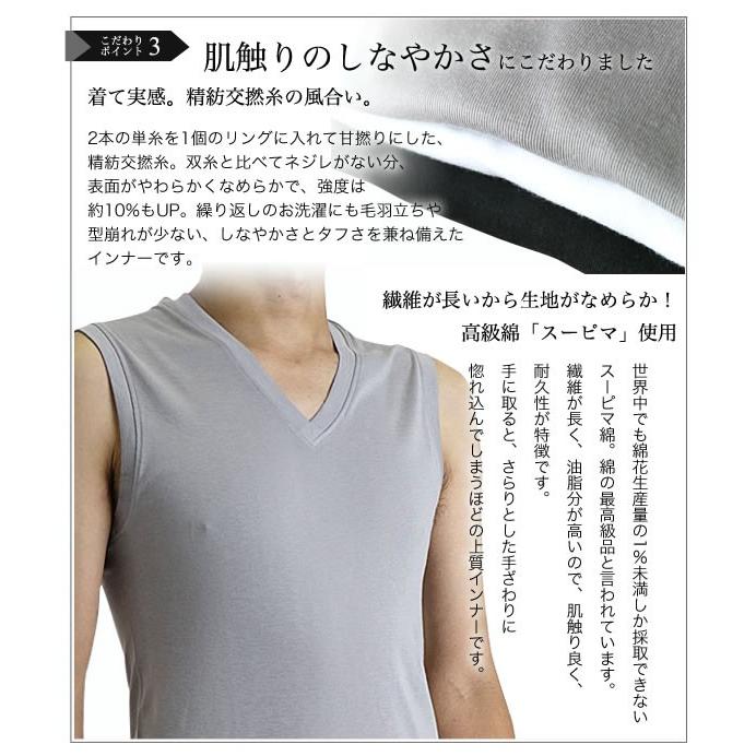 インナー 肌着 メンズ ノースリーブ 薄手 防寒 綿 冷え対策 男前インナー Vネック サーフシャツ 男性用 M Lサイズ メール便対応可能 Mrc 1 肌着と靴下 もちはだyahoo 店 通販 Yahoo ショッピング