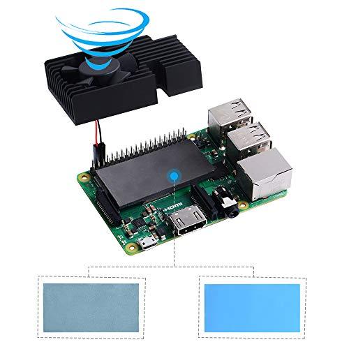 GeeekPi ラズベリーパイ冷却キット、Raspberry Pi 4 冷却ファン + Raspberry Piアルミ製ヒートシンク ラズベリーパイ3｜mochii0055｜08